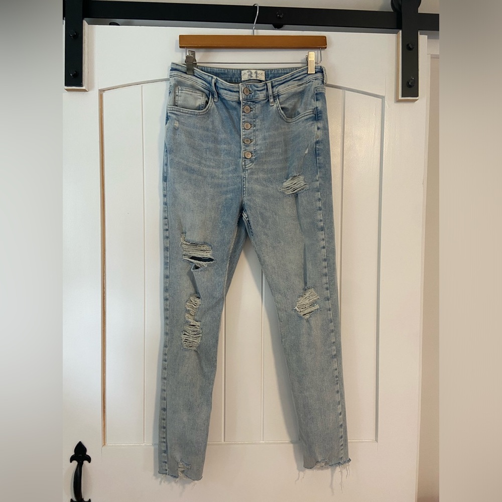 Free People Distressed Jeans